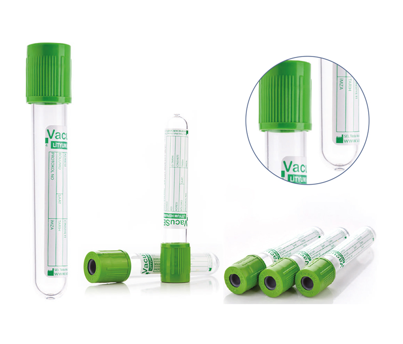 Vacuum Lithium Heparin Tubes